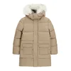 Guess Zimska jakna L6BL05 W3951 Bež Regular Fit