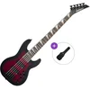Jackson JS Series Concert Bass JS3VQ AH Basic SET Transparent Red Burst 5 strunska bas kitara