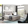 Boxspring postelja Bergamo - 140x200 cm