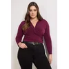 Trendyol Curve Ženska bluza Tbbaw26Af00135, Ljubičasta