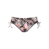 BUFFALO Bikini hlačke temno rjava/breskev/črna/bela
