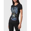 Philipp Plein Ženska majica kratkih rukava FABCWTK2576PJY002N-02, Crna