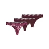 Womens Puma Womens Strings (3-Pack), Red, Size XS, Clothing