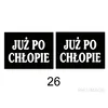Nalepke za čevlje Že narejeno Kmečka 2 kosa 1 paket