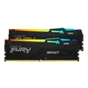 KINGSTON RAM Memorija Fury Beast DIMM DDR5 64GB (2x32GB kit) 5600MT/s KF556C40BBAK2-64 RGB