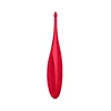 SATISFYER Vibrator za klitoris Twirling Fun, Silikonski, Crveni