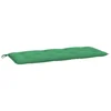 vidaXL Blazina za vrtno klop zelena 120x50x7 cm oxford tkanina
