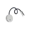 Ideal Lux - LED fleksibilna lampica FOCUS LED/3,5W/230V CRI 90 siva/sjajni hrom