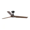 FARO 33809WT - Plafonski ventilator HEYWOOD L drvo/crna, prečnik 132 cm WT + DO