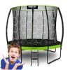 Northix Profilni trampolin za vrt 8ft/252cm z notranjo zaščitno mrežo Neo-Sport