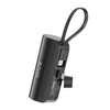 Bavin Power bank 5000mAh Ligtning port + kabl type-C crna