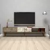 HANAH HOME Milan Walnut White Marble