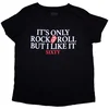 The Rolling Stones Sixty Its only R&R but I like it (Foiled) Black S Ženske Majica