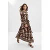 Trendyol Modest Ženska haljina Tctss26Eb00165, Smeđa