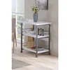 Hanah Home višenamenska polica Dh Hutch, 60 cm, bela