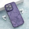 Maska Glitter Feather za iPhone 16 Pro ljubicasta