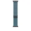 49mm Light Blue Alpine Loop - Medium - Black Titanium Finish
