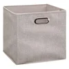 Kutija za odlaganje 31x31x31cm platno svetlo siva- jja