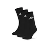 Kappa Dolge nogavice Z4448_AW24 (3-PACK) Črna