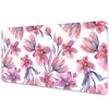 Decormat Podloga za pisalno mizo Pastelne rože 90x45 cm