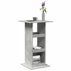 Barski stol s prostorom siva boja betona 60x60x102 cm drveni
