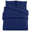Set posteljine za poplun modri 240x220 cm lagana mikrovlakna
