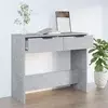 Konzolni stol boja betona 90 x 36 x 75 cm od konstruiranog drva