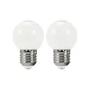SET 2x LED Žarnica PARTY E27/0,5W/36V bela