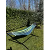 BOLZZ Ležaljka za plažu 2,4 m 003, Plavo-zelena