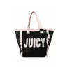 Juicy Couture Nakupovalna torba Mirna roza/črna