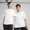 Womens Puma ESS Relaxed T-Shirt, White, Size 3XL, Clothing