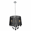 ITALUX MDM-2572/3 BK - Luster na lancu CORNELIA 3xE14/40W/230V