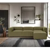 Atelier del Sofa Ugaona garnitura Fora 296x66x185cm Zelena