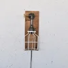 Opviq Zidna lampa E27 Max 200W, Smeđe-Crna