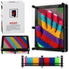 slomart LEAN TOYS špilik tablica 3D mavrična, senzorična uganka