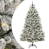 Umjetno božićno drvce Zelena i bijela 240 cm PVC i metal