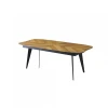 Hanah Home LR 951 Trpezarijski sto, Braon-Crni