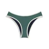 PUMA Womens Swim Brief, Clothing, Green/Black, S
