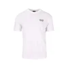 EA7 Emporio Armani Majica črna/bela