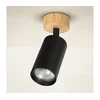 Brilagi - Spot svetiljka SELE 1xGU10/30W/230V crna/dekor hrasta
