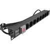 ExeLink Razvodni PDU panel za rack 19 in, sa 8 utičnih mesta, kabl 2m (aluminijum) ( EXE118 )