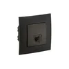 Legrand - RJ45 Ethernet utičnica sa okvirom NILOE, crna