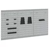 vidaXL vidaXL Ustrezniki 3 kosi z 15 dodatki - Siva 50x80 cm Jeklo, (22048520)