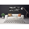 tulup.si Slika na platnu Pier black and white lake 120x60 cm