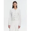 MICHAEL Michael Kors Pletena jopica MF460Z6F5L Bela Regular Fit