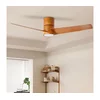 ZEVENTI - LED plafonski ventilator BARROSA LED/18W/230V Wi-Fi Tuya braon + daljinski upravljač
