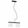 Argon 7164 - Luster na sajli CANOA 2xE27/15W/230V crna