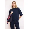 Trendyol Milla Ženska majica TWOSS26TS00182, Tamnoplava