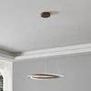 EGLO LED-visoka svetilka CAMEROTA, bronasta, O 55 cm, daljinski upravljalnik - Dnevna soba/jedilnica - bronasta, bela - Aluminij
