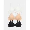 Sinsay - Push up brushalter 3 pack - šareno